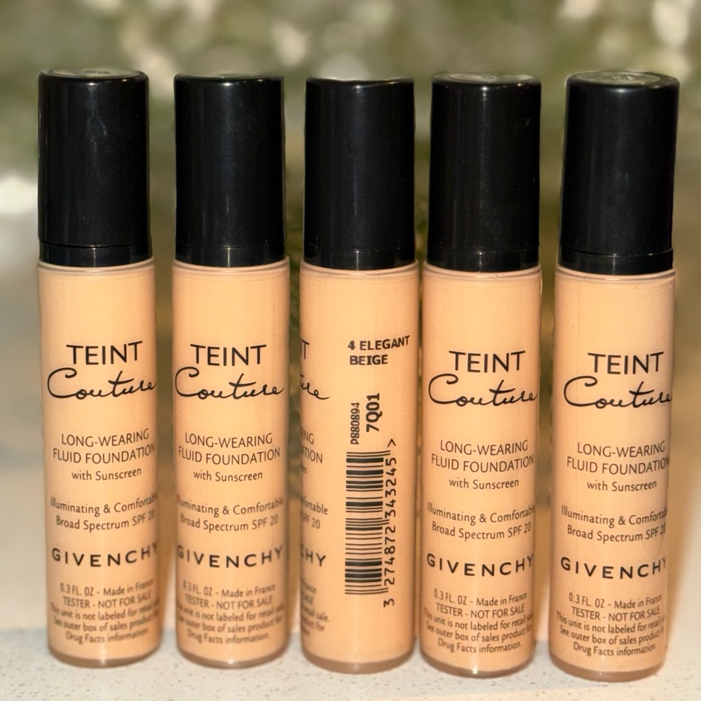 5 for $25 Givenchy Tan Foundation Liquid Makeup Medium Coverage